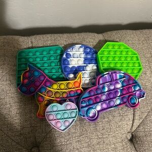 Colorful Pop It Fidget Toy Set